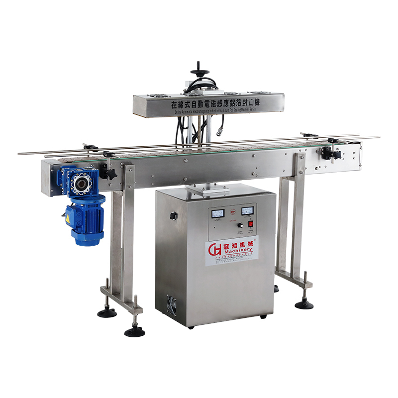 10 Head Piston Hot Filling Aluminum Foil Sealer Follow Capping Machine for Motor Oil
