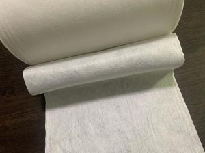 China 50g White Viscose And Polyester Spunlace Nonwoven Fabric For Cotton Tissue, Pads, Wet Wipes on sale