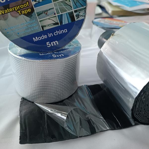 Quality High Quality Manufacturer Waterproof Self Adhesive Bitumen Flash Tape, Self Adhesive Bitumen Aluminum Flash  Tape for sale