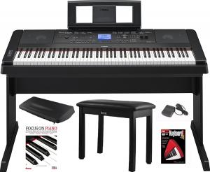 China Yamaha DGX-660 88 Key Grand Digital Piano with Knox Piano Bench,Pedal,Dust Cover and Book/DVD on sale