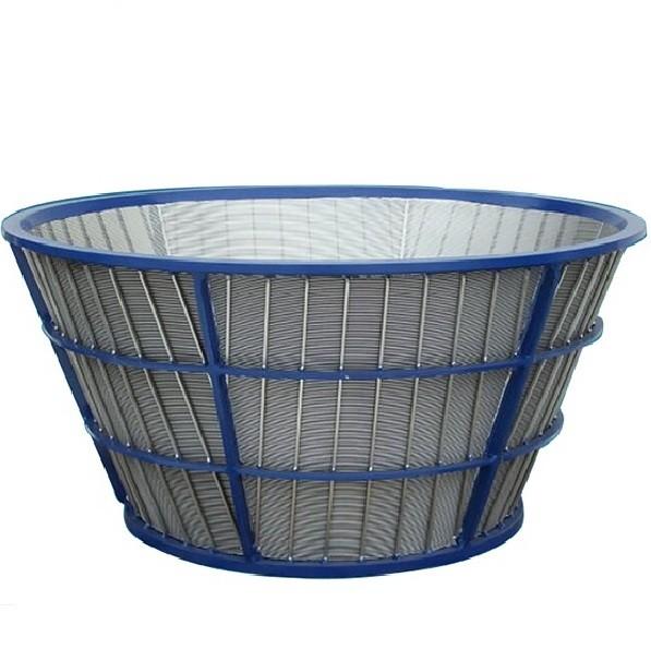 Quality Welded Connection Type Wedge Wire Containers with High Weave Density for sale
