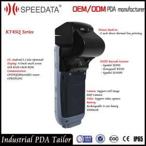 Buy cheap GSM Gprs Mobile Handheld Smart Card Reader with NFC Reader Writer / Thermal Printer product