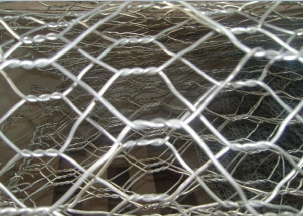 Quality Flexible And Permeable Stone Container / Hexagonal Gabion Basket for sale