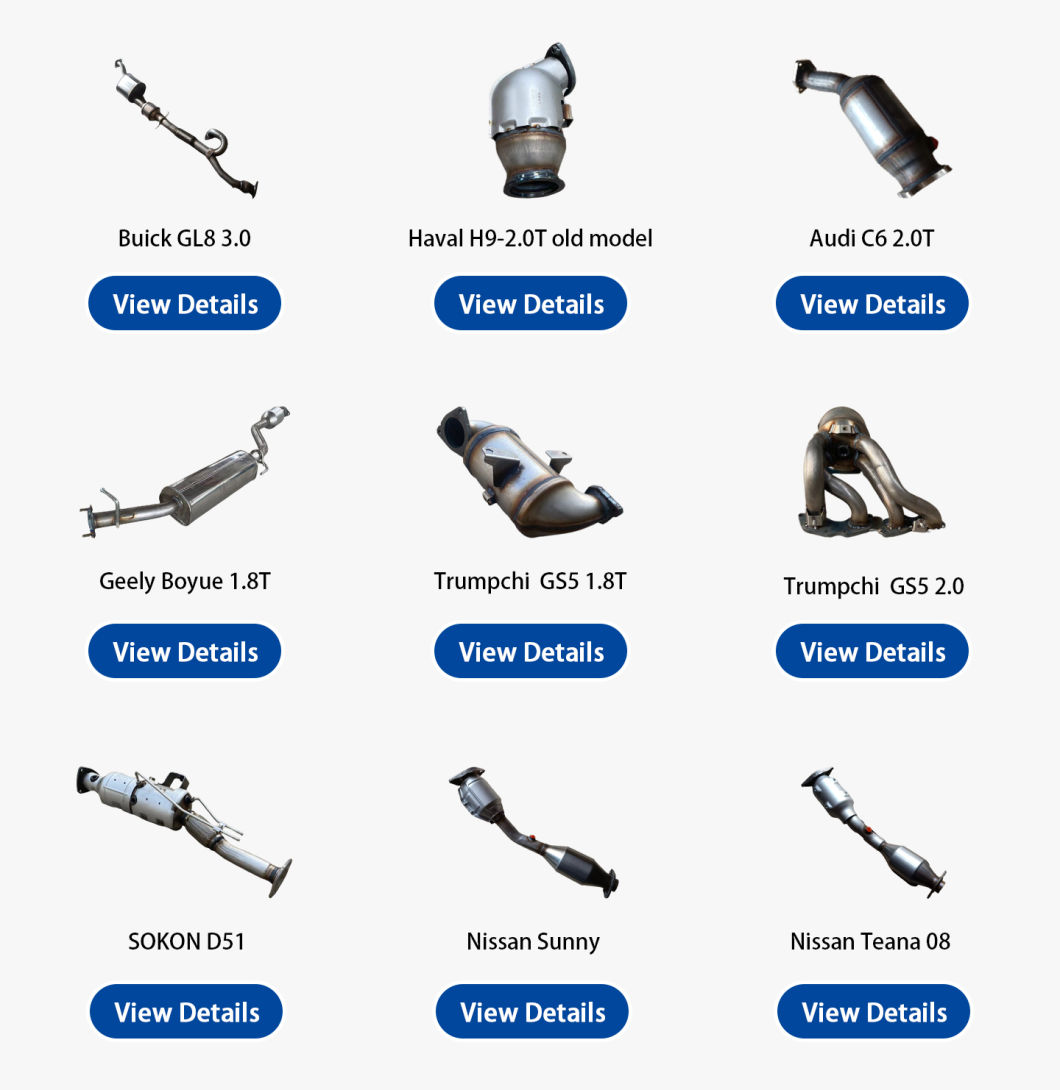 4&quot; Inlet Outlet Universal Catalytic Converter Direct Fit Exhaust Auto Catalytic Converter with High Performance
