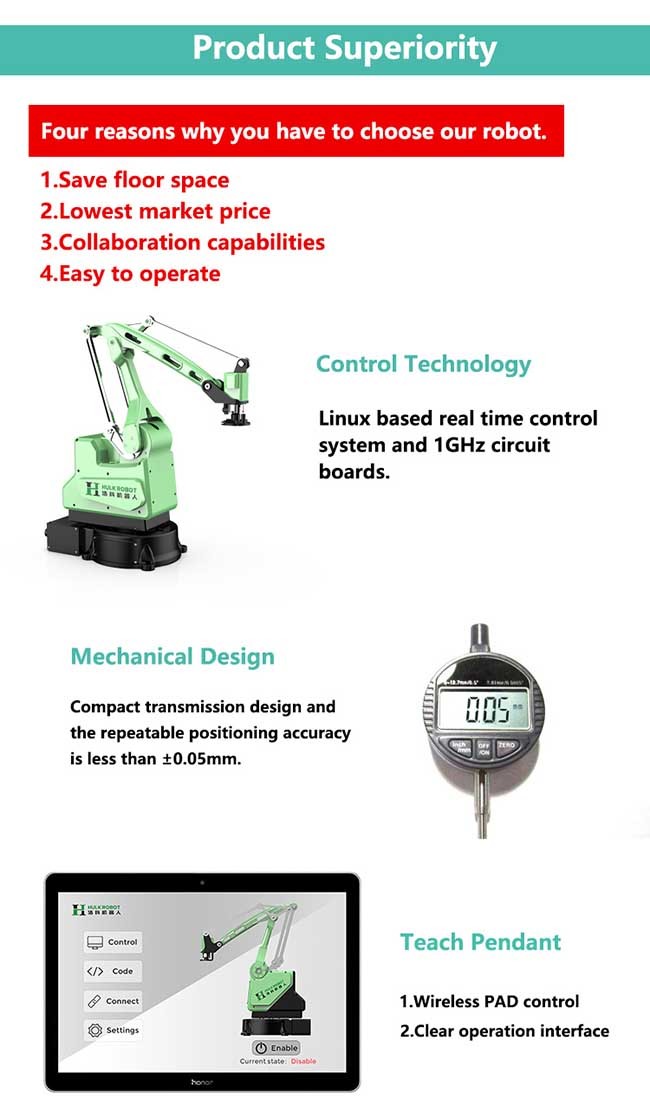 Industrial Multi Axis Robot Arm With High Quality And Speed