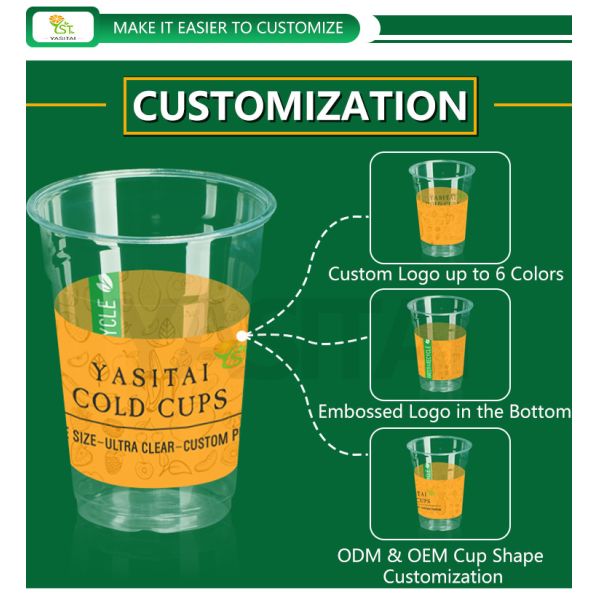 16oz PLA Disposable Cups Plastic Black Custom Beer Pong Cups Fda Approved