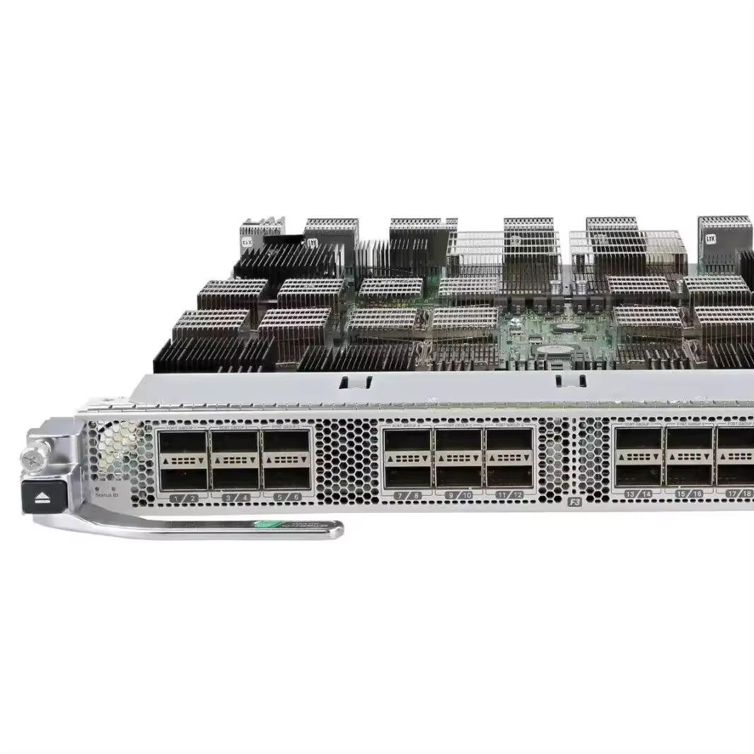 9500 Linecard 32p QSFP Network Access Switches with POE Stackable QoS SNMP LACP Functions