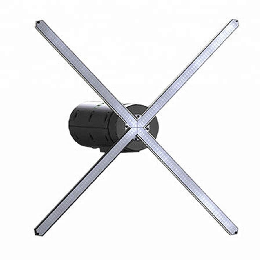 Remote Control 3D LED Hologram Display 650 Round / Min 20000 Hours Lifespan