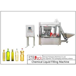 Automatic Edible Oil Rotary Monoblock Filling Capping Machine 8000bph 100ml -
