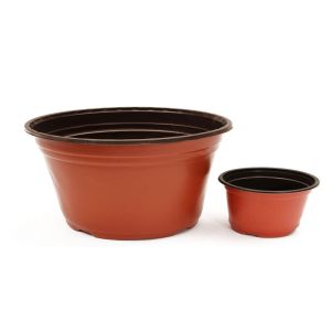China Flower Square Plastic Plant Pots on sale