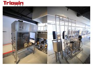 Buy cheap High Precision Aseptic Filling Line UHT100L / H Sterilization Machine Homogeneous Machine product