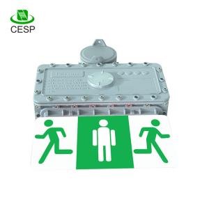 IP67 explosion proof exit and safety sign led emergency light