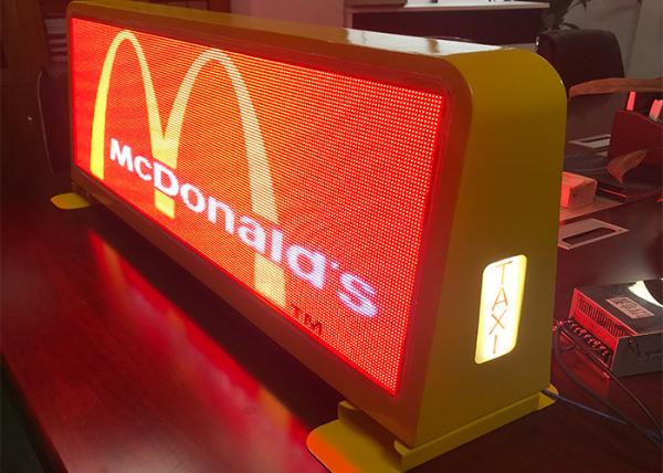 Quality Outdoor Taxi Roof IP67 6500CD P5 Mobile LED Billboard for sale