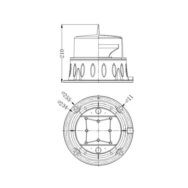Medium Intensity Flashing DC12V / 24V Aircraft Obstruction Light