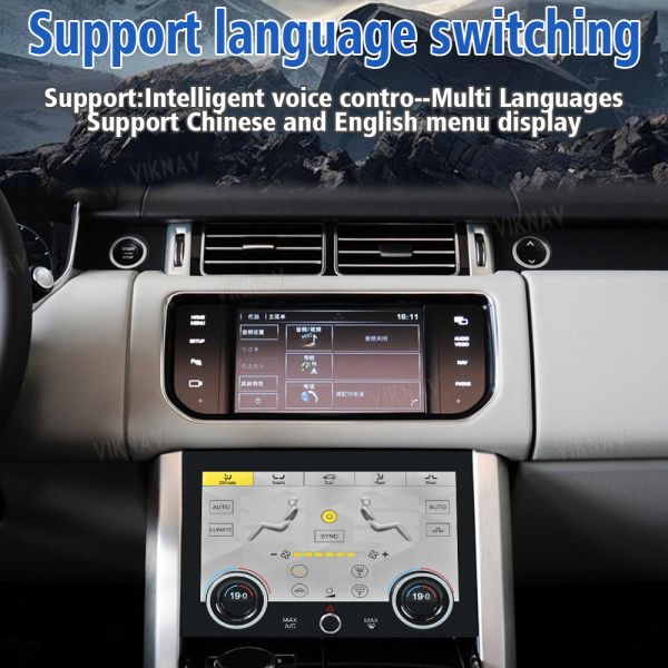 Car air Conditioning Panel For Land Range Rover Vogue L405 2013-2017 10.4 inch Climate Board AC Panel Touch Screen Car R