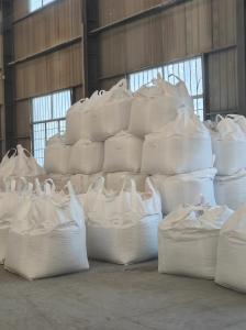 1 Ton Capacity Circular Fibc Bulk Container Bag With Spout 100% Virgin Polypropylene White Tonne Bags