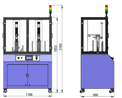 Repeatable Slight Drop Testing Machine for Electronic Products 6 Sides and 4 Corners Drop Test