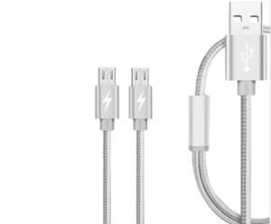 Portable Universal Data Transfer Cable White Micro USB Data Transfer Cable