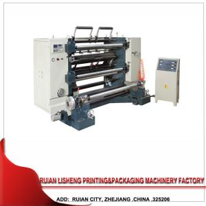 China Computer Control Vertical High Speed Slitting Machine for Roll Nylon Film / paper on sale