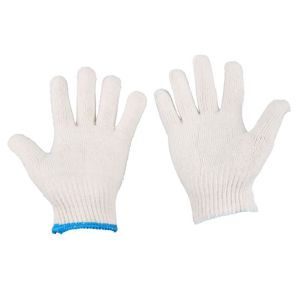 Buy cheap 10 Gauges 50grams Natural White Work Cotton Gloves product