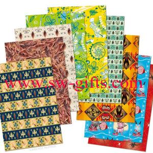 China Gift wrapping paper roll custom custom printed gift wrap paper manufacturer on sale