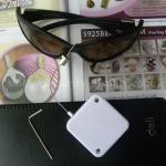 Square Shaped Anti Theft Retractable Tethers With Loop Cable End