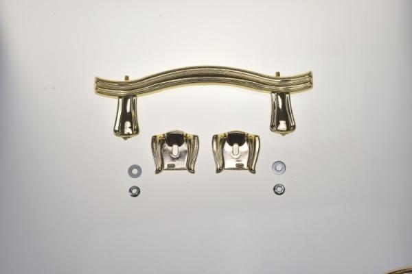 Quality Stable Performance Brass Coffin Handles , 25 * 8cm Dimension 9013 Coffin Parts for sale