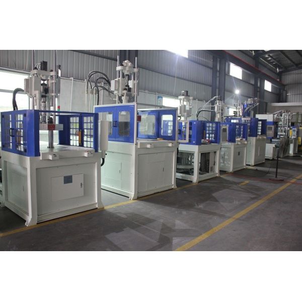 55T Rotary Vertical Injection Moulding Machine Plastic Processed