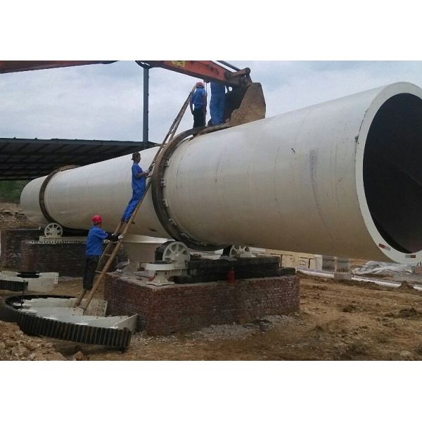 Industrial Drum Rotary Dryer High Beneficiation Efficient Low Power Consumption