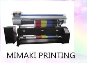 Digital Mimaki Textile Printer 1600mm Max Materials Width Connect With Computer