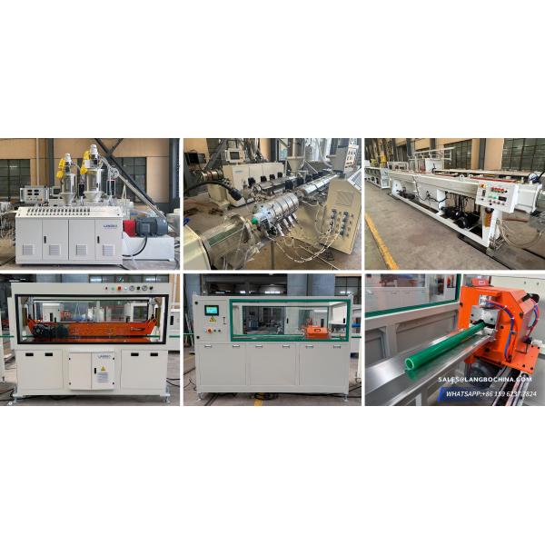 Plastic PPR Pipe Extrusion Line ABB Inverter Double Screw Various Diameter