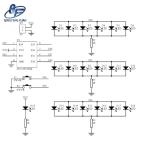 Windmill Flashing Electronic Circuit Diagram MCU Production Rotating Light DIY
