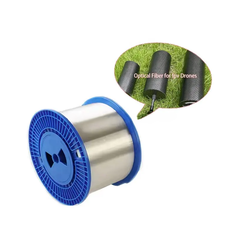 G657B3 A2 0.25/0.4/0.5/0.9mm Nylon PVC Transparent Invisible Bare Fiber Optic Cable Single Mode