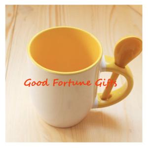 Promotion Colourful Mugs With Spoon