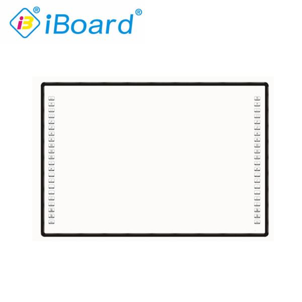 Quality Interactive Projector Board 4K 82 85 102 Inch Side Bar 10 Touch Points USB PC Pen Finger Writing White Board For Schools for sale