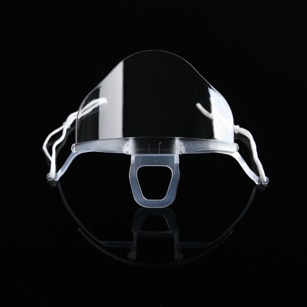 Slipping Resistant Transparent Plastic Face Mask For SPA