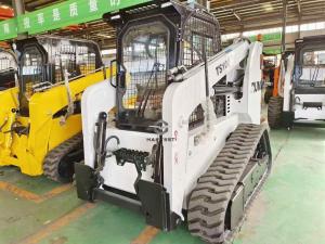 China Tracked Skid Steer Loader TS100 Rated Load 1000kg with 74.9kw Engine