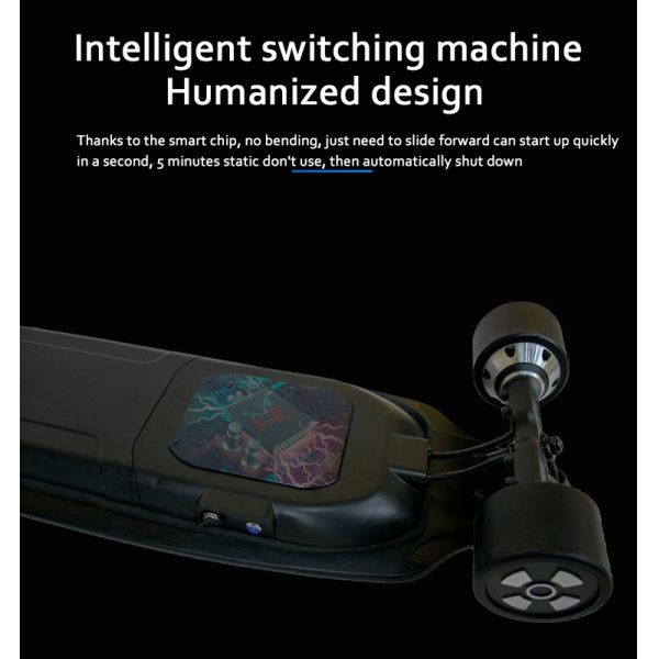 Lightweight Portable Electric Skateboard , SYL-07 Motor Powered Longboard