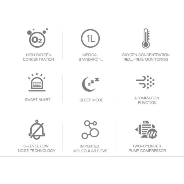 Pure Oxygen Medical O2 Generator Concentrator 220V