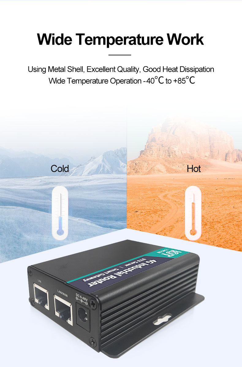 Wireless RS232 RS485 IoT 4G Router , Anti Interference Industrial Router 4G