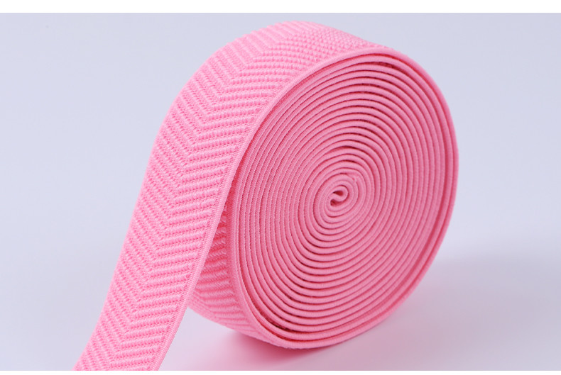 Customizable 3.5cm Polyester Herringbone Elastic Webbing For Garment Production