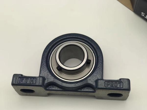 Quality UCPK206-18 PK206 Steel Pillow Block Bearing Double Sealed V2 V3 Vibration Level for sale