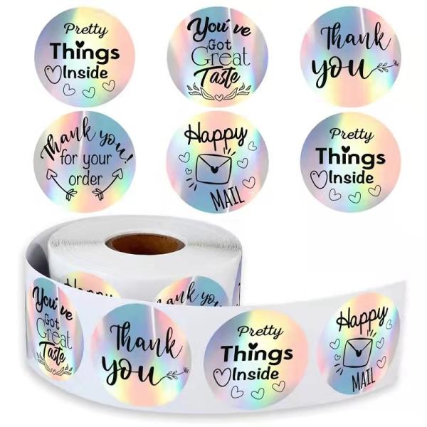Quality Cigarettes Holographic Seal Sticker Label CMYK Color for Consumer Electronics for sale