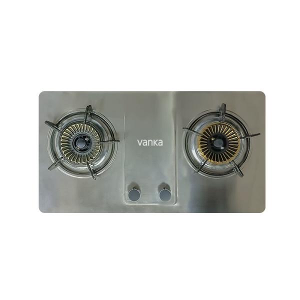 Quality Built-In 2 Burner Gas Cooktop With Tempered Glass Surface High Efficiency Stove for sale