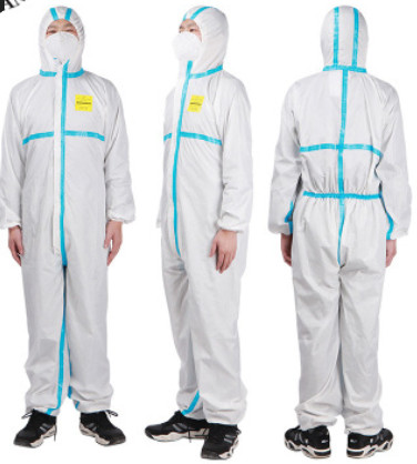63 GSM PP+PE Disposable Protective Clothes