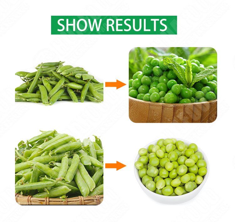 soybean broad bean skin removing machine / Edamame shelling machine/fresh pea shell removing machine