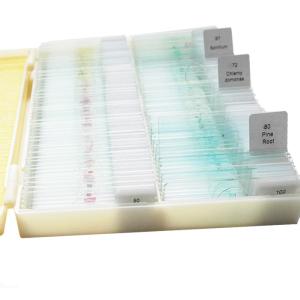 Buy cheap School Teaching 100 Pieces Plastic Box OEM Botany Microscope Slides product