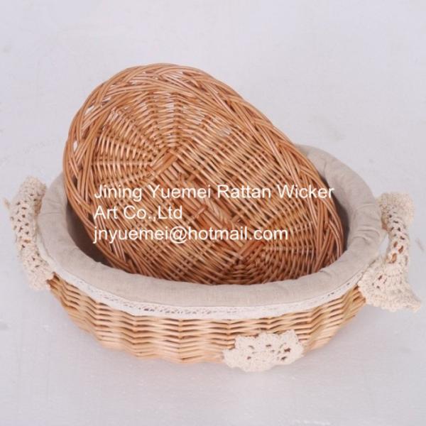 Quality wicker basket willow baskets storage baskets Cheristmas basket wicker bread basket for sale
