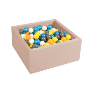 Playroom Customized Open Ended Square Foam Ball Pits 90x30x5cm