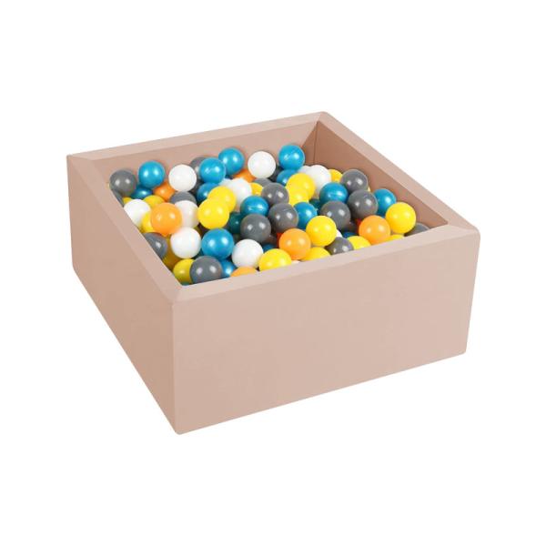 Quality Playroom Customized Open Ended Square Foam Ball Pits 90x30x5cm for sale